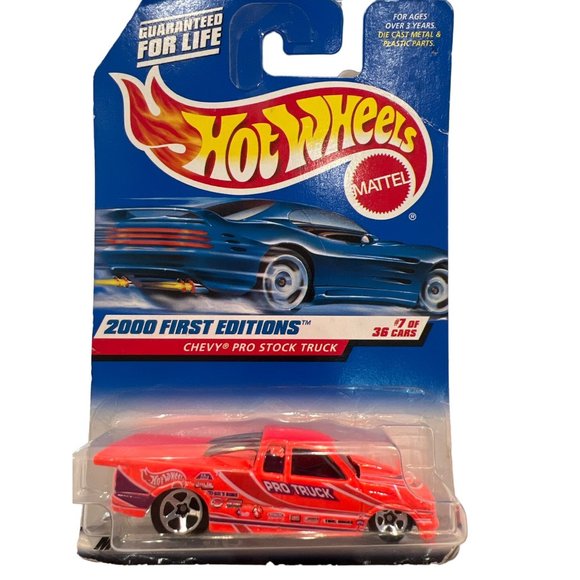 Hot Wheels 2000 First Editions 7 of 36 Collectable Chevy Pro Stock Truck - Picture 1 of 9